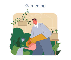 Gardening concept.