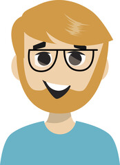  Smiling Man Avatar, Smiling Character Likeable