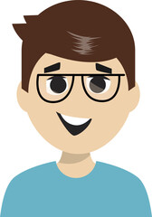  Smiling Man Avatar, Smiling Character Likeable