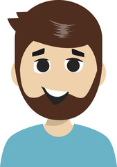  Smiling Man Avatar, Smiling Character Likeable