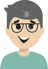  Smiling Man Avatar, Smiling Character Likeable