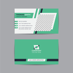 Modern and simple Corporate business card design template Layout, Double-sided creative business card vector design template. Business card for business and personal use. Vector illustration design