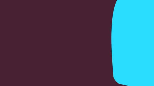 Animation of a Shark attack on a blue screen. Video transition with a predator throwing in 4K with alpha channel. Stock video with eating to change frame.