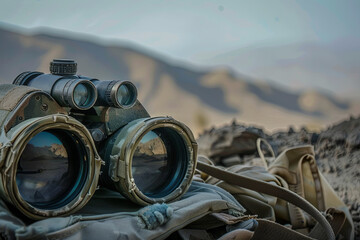 A military binoculars