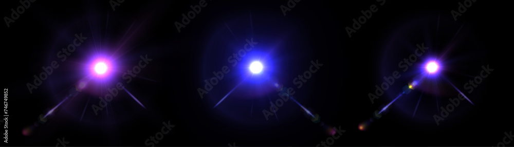 Poster abstract sun glare translucent glow with special light effect. vector blur in motion glow highlights