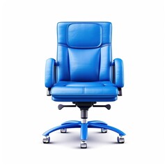 Obraz premium Office chair skyblue