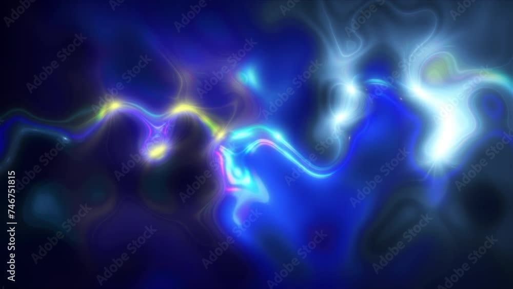 Poster 3d render thunderstorm lightning. computer generated