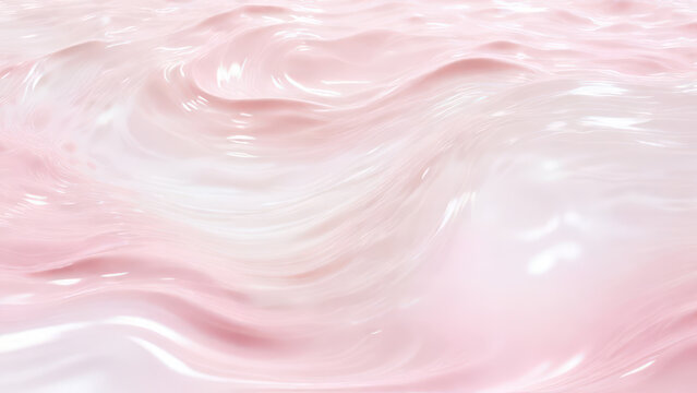light pink colour water textured liquid background
