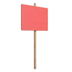 wooden red sign
