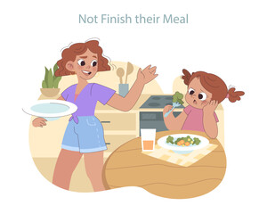 Mealtime Understanding concept.