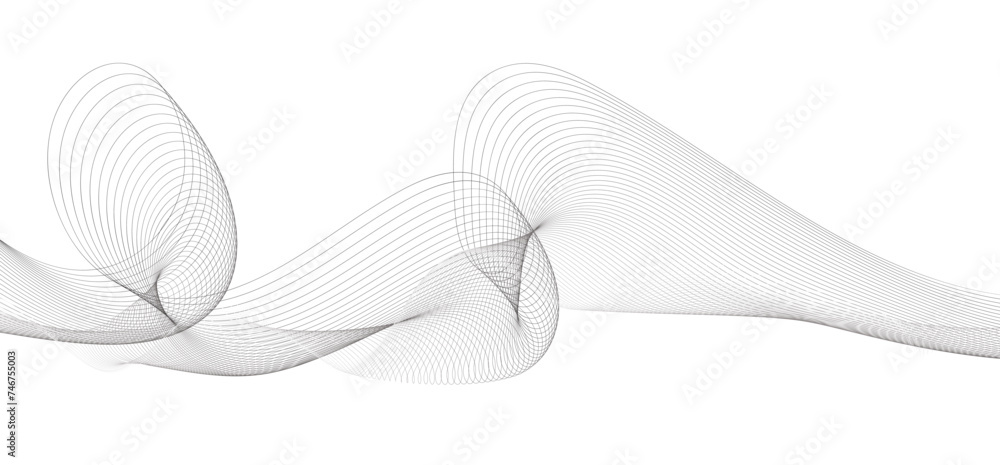 Poster curved wavy lines tech futuristic motion background. modern abstract background. abstract wave eleme