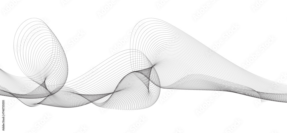 Poster abstract wave line business background. wavy sound and curve line background. vector illustration. w