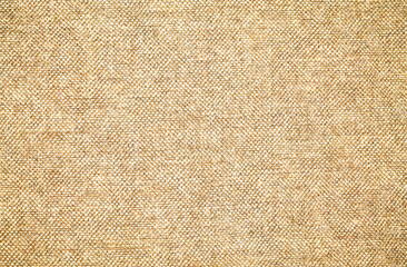 Close-up detail of fabric natural color Hemp material pattern design wallpaper. can be used as background or for graphic design. Natural linen material textile canvas Fabric texture background
