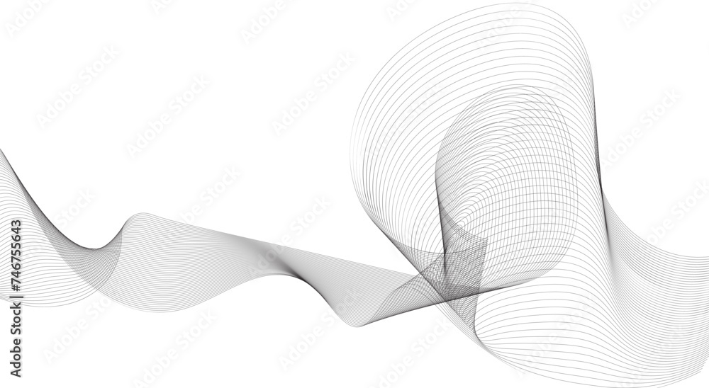 Poster abstract wave line business background. wavy sound and curve line background. vector illustration. w