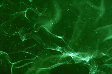 colorful Stream and Glittering Smoke Particle Background: Radiant Glow, Light Dust Spray, and Magical Sparkles