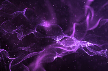 colorful Stream and Glittering Smoke Particle Background: Radiant Glow, Light Dust Spray, and Magical Sparkles