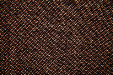 Close-up detail of fabric natural color Hemp material pattern design wallpaper. can be used as...