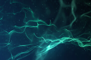 colorful Stream and Glittering Smoke Particle Background: Radiant Glow, Light Dust Spray, and Magical Sparkles