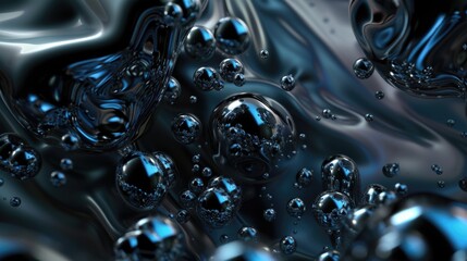 A close up of a bunch of bubbles.