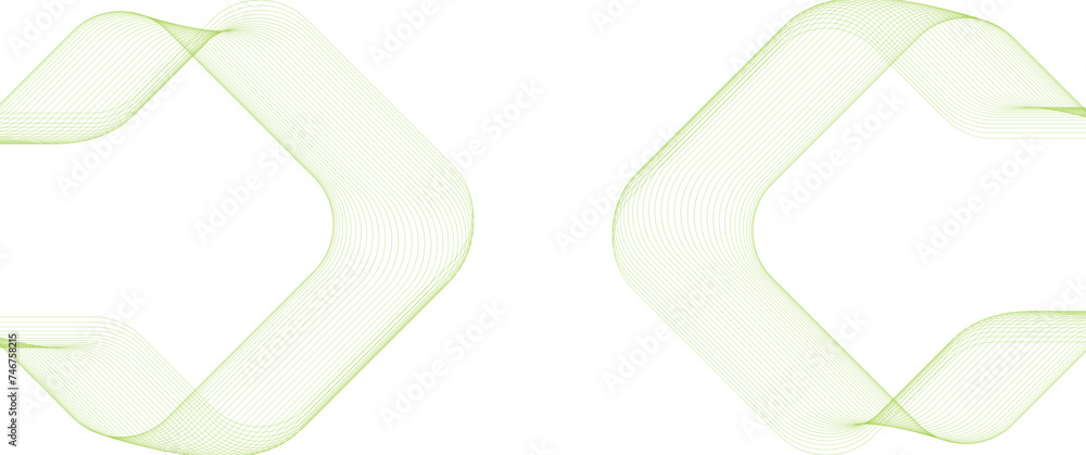 Poster abstract wave element for design. stylized line art background. vector illustration. wave with lines