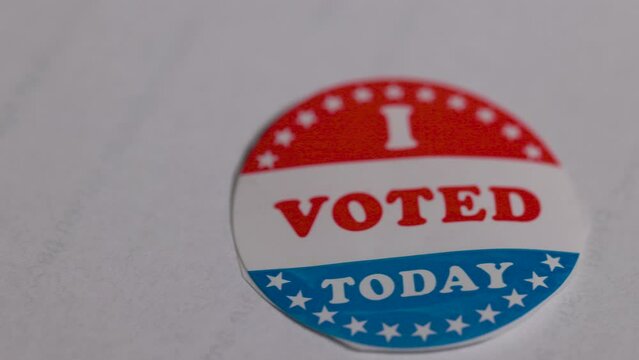 dolly to I voted sticker