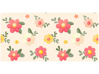Floral seamless pattern. Vector design for paper, fabric, interior decor and other use.