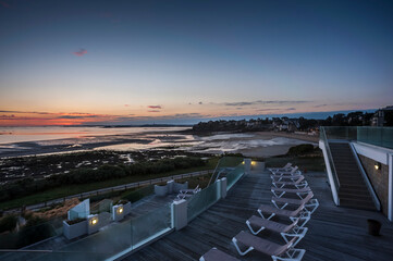 Obraz premium tramonto al nord di francia