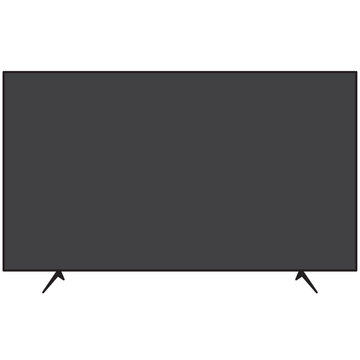 A large flat screen television