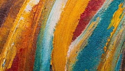 oil painting on canvas multicolored bright texture