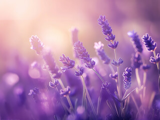 Obraz premium Lush Lavender Field in Bloom