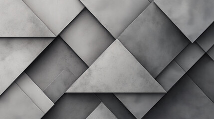 Monochromatic Geometric Concrete Wall Texture