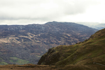 Fototapeta na wymiar Views from Snowdonia National Park 