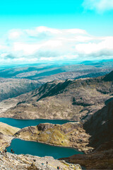 Fototapeta na wymiar Views from Snowdonia National Park 