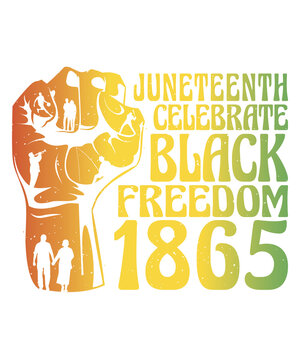 Juneteenth Black Freedom 1865 Historisches Design