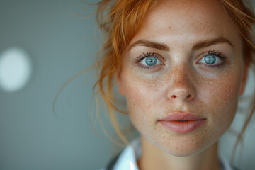 Woman doctor, portrait, considerate, beautiful