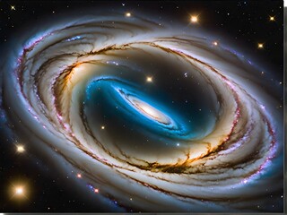 Galaxien - unser Weltall als Symbolgrafik