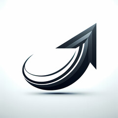  a sleek and modern arrow design, generative ai