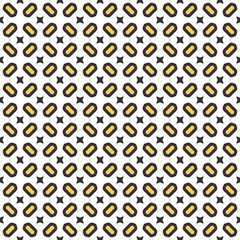 Multi color seamless abstract pattern. Background and backdrop. Multi Colored. Colorful ornamental design. Colored mosaic ornaments. Vector graphic illustration. EPS10.