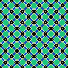 Multi color seamless abstract pattern. Background and backdrop. Multi Colored. Colorful ornamental design. Colored mosaic ornaments. Vector graphic illustration. EPS10.