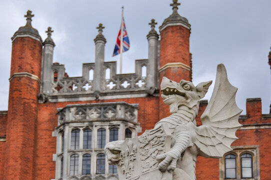 Hampton Court palace in Richmond, London, UK