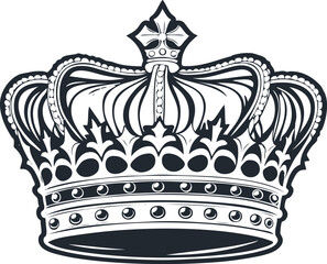 royal crown, vector illustration - 746773245
