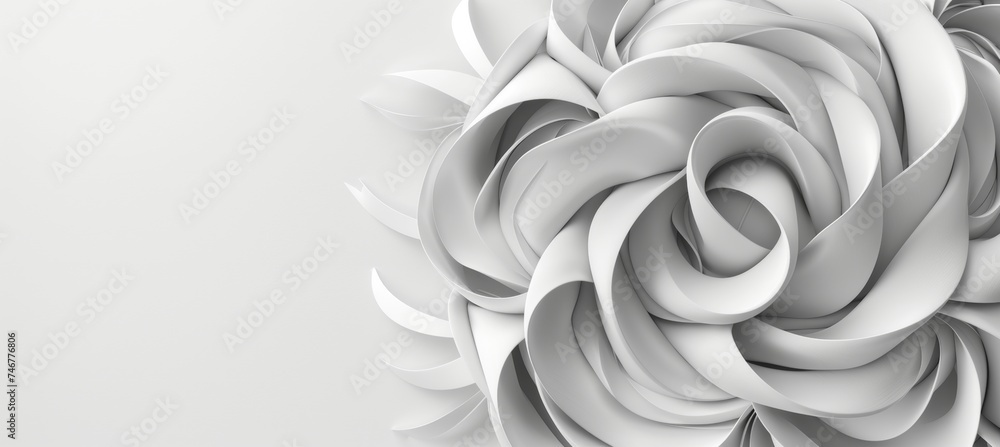 Poster futuristic 3d business background design with generous copy space for text insertion