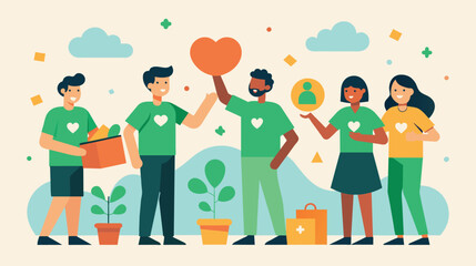 Community Volunteers Taking Part in Environment Day Activities