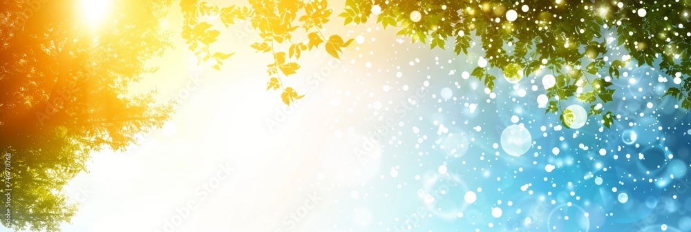 Poster blurred bokeh effect in abstract design background for graphic projects and creativity concepts