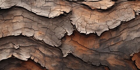 Timber carpentry log wood tree surface texture pattern. Nature botanical bark - obrazy, fototapety, plakaty
