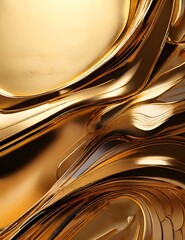 Abstract gold background Generative Ai