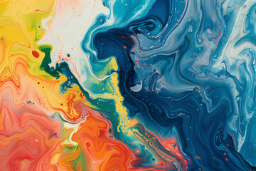 Acrylic Pour Color Liquid marble abstract surfaces Design