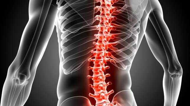 3d x ray  spine curvature, pain, protrusion, hernia   osteopath, neurologist, surgeon consultation