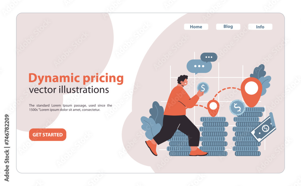 Poster dynamic pricing strategy. an agile approach to pricing based on market demand and cost analysis.