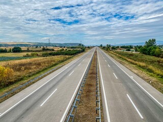 road in the countryside